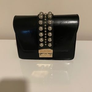 Black Studded Valetino Purse